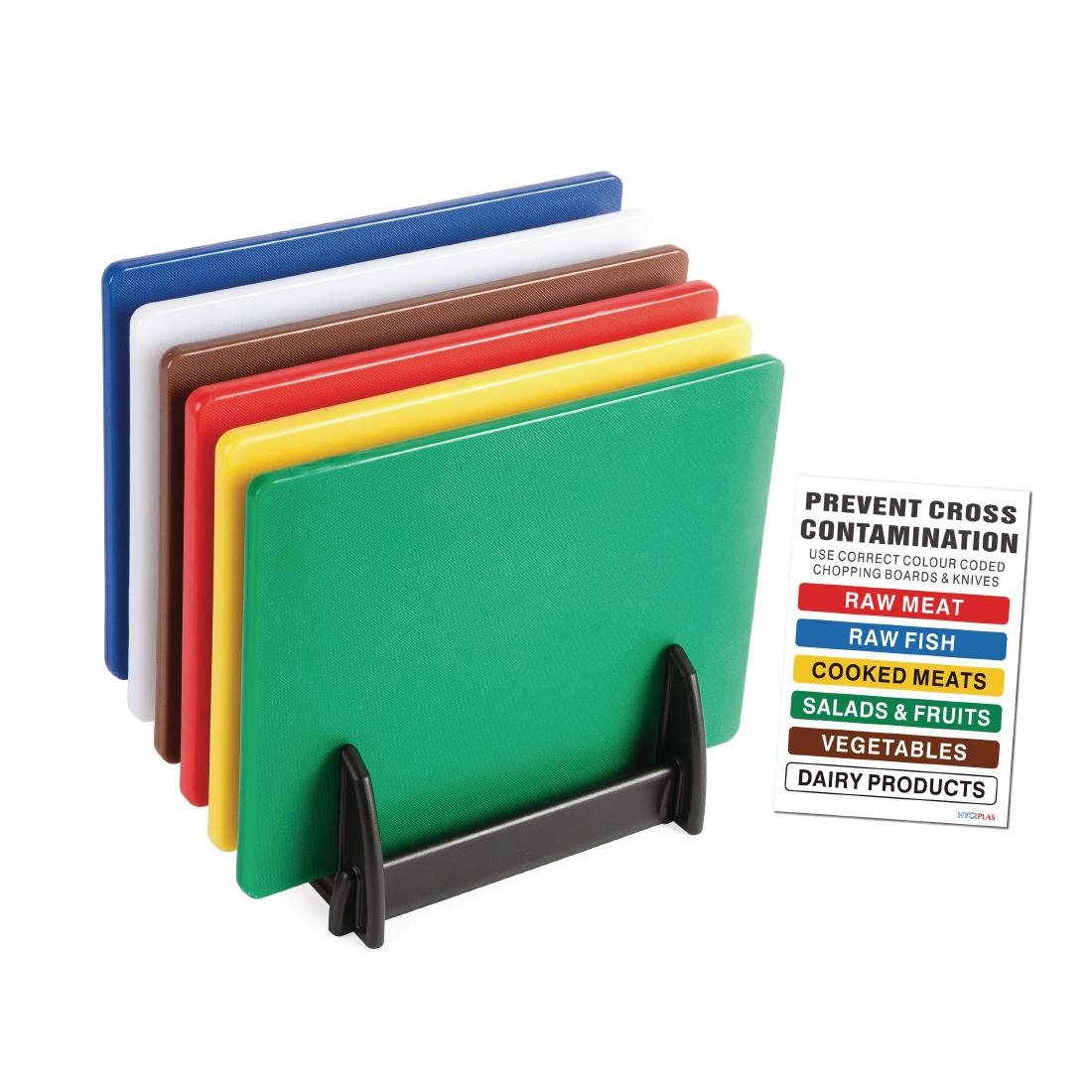 Hygiplas Standard Low Density Chopping Board Pack