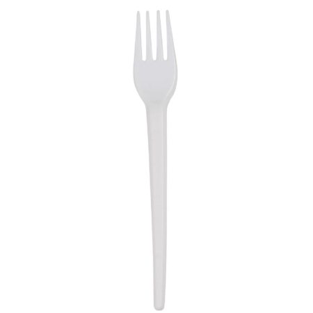 White Plastic Fork